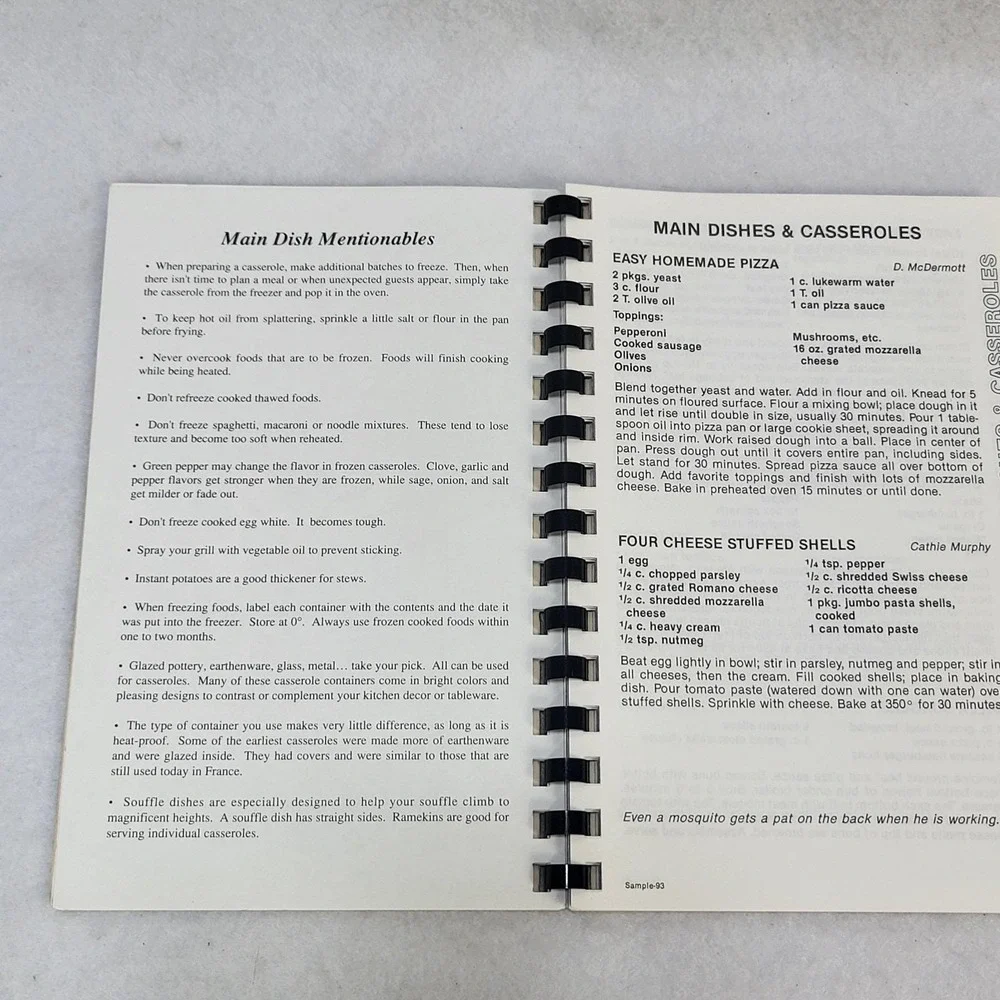 Sharing Our Best Cookbook First United Methodist Church Women's Ministries 1994